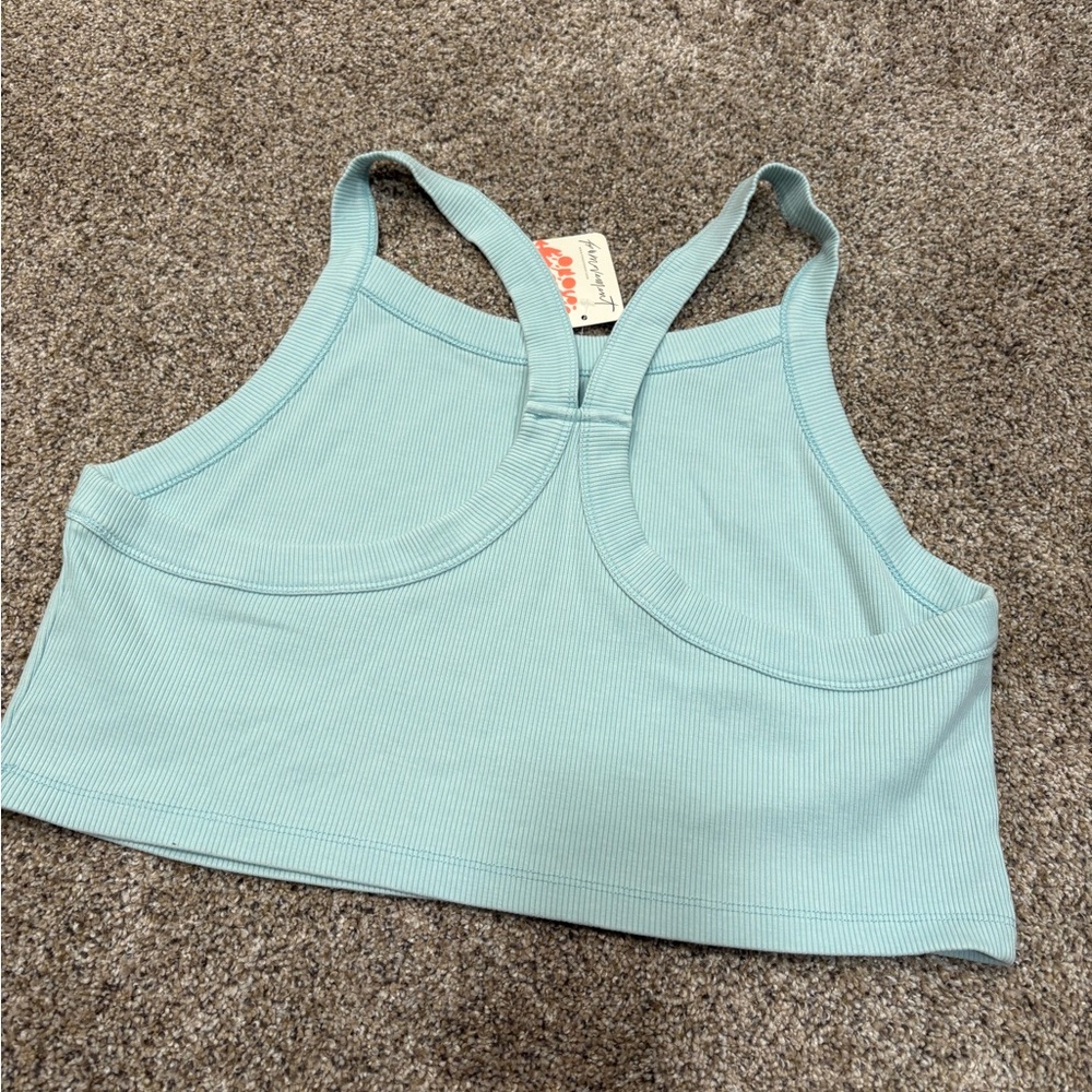 Free people free people movement all clear cami sea storm light blue NWT XL - Picture 2 of 2